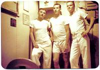  OI Division trio in ship quarters